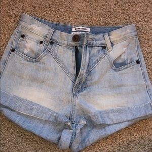 One Teaspoon High Waisted Hawk Jean Shorts